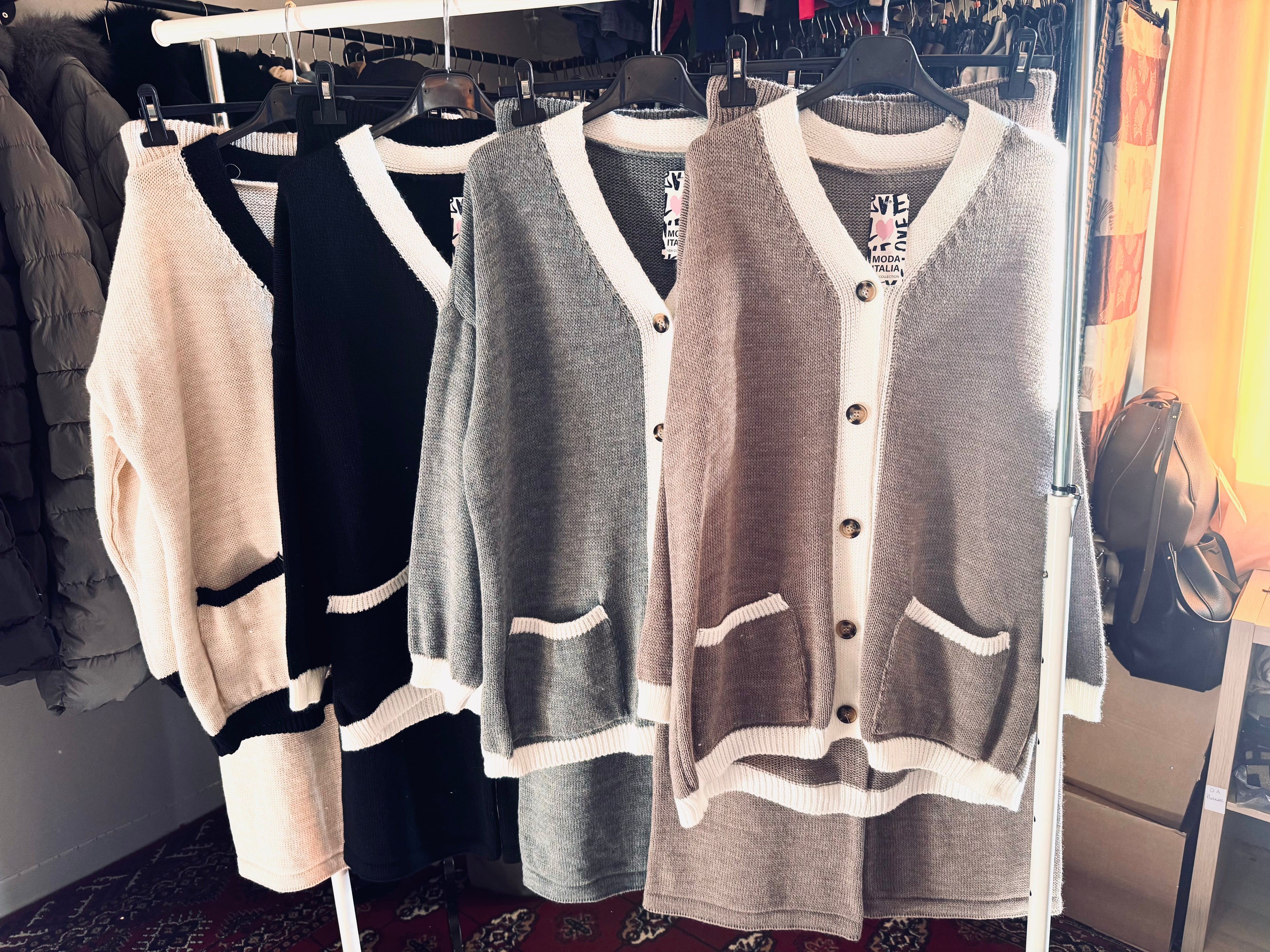 COMPLETO INVERNALE TAGLIA UNICA IN MAGLIA