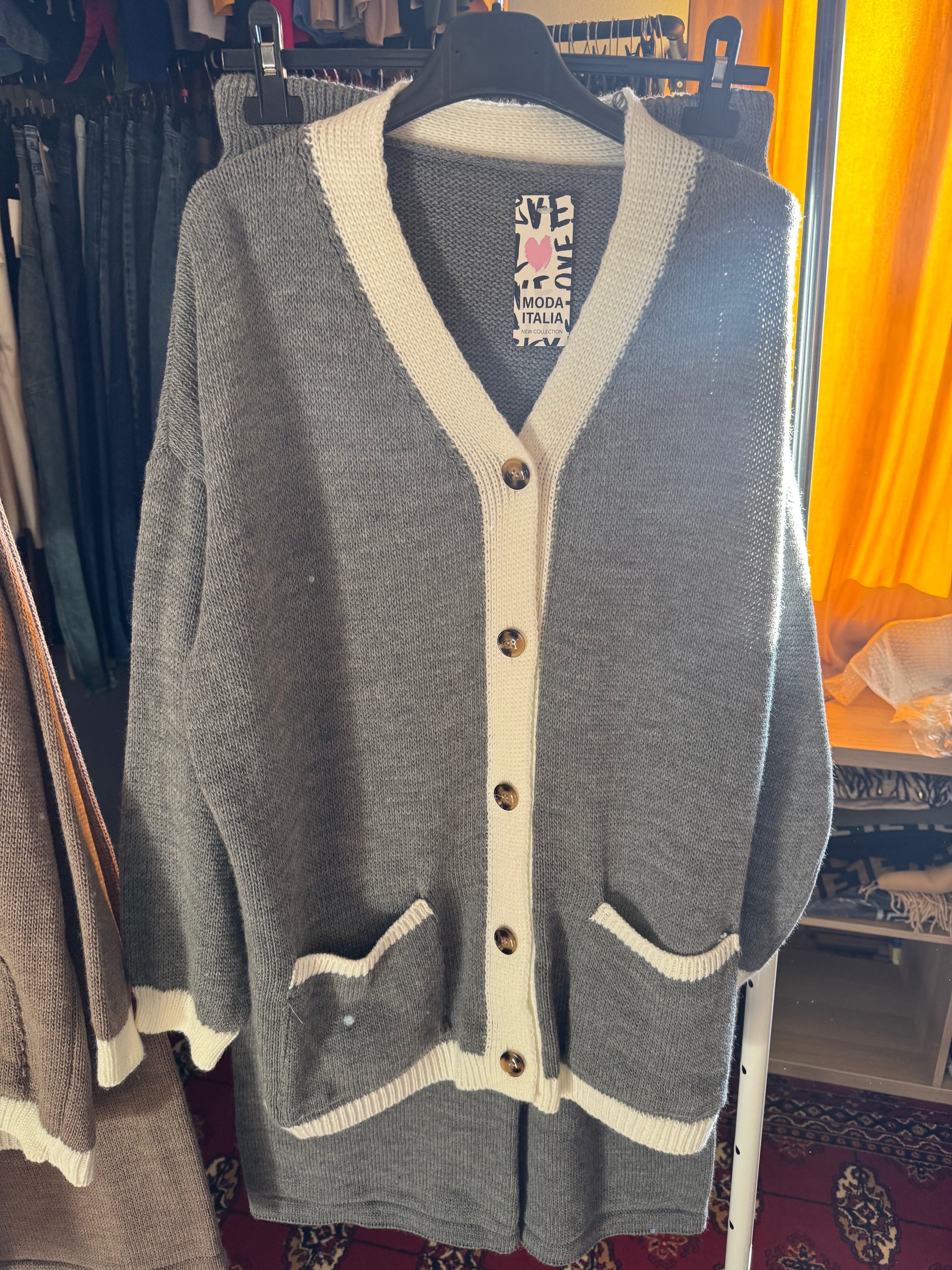 COMPLETO INVERNALE TAGLIA UNICA IN MAGLIA