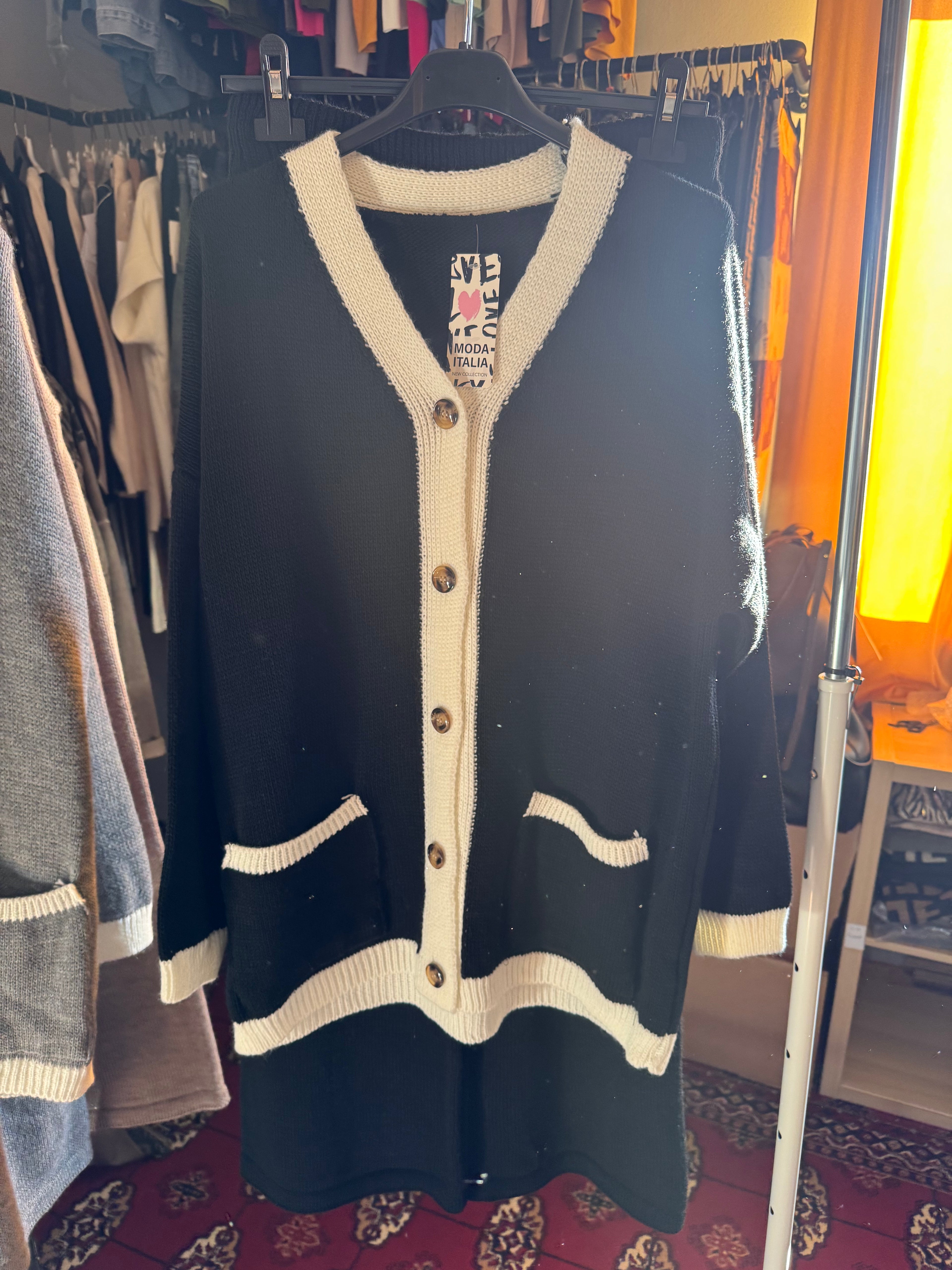 COMPLETO INVERNALE TAGLIA UNICA IN MAGLIA