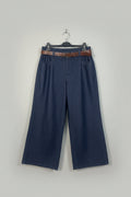 JEANS ESTIVI A PALAZZO CON CINTURA