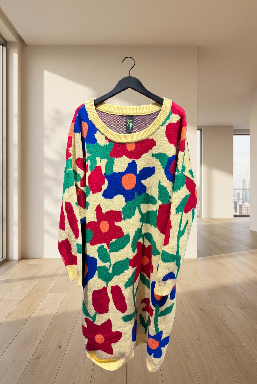 VESTITO IN MAGLIA INVERNALE