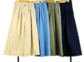 pantalone culotte a gamba larga