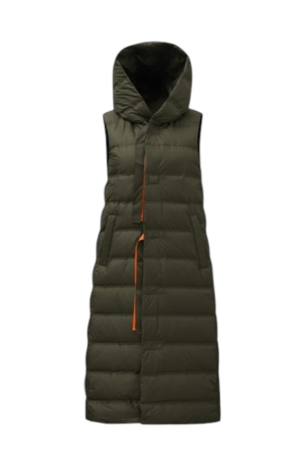 gilet lungo trappuntato